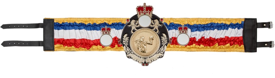 QUEENSBURY FEMALE BOXING SILK CHAMPIONSHIP BELT - QUEEN/B/FEMBOXG/SILK - AVAILABLE IN 6 COLOURS